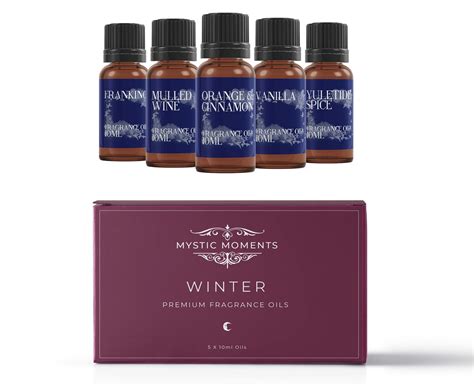 Mystic Moments | Fragrant Oil Starter Pack - Winter Oils - 5 x 10ml- Buy Online in United Arab ...