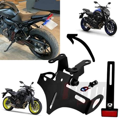 Eliminador De Rabeta Mt Articulado Suporte Placa Retratil Yamaha Mt