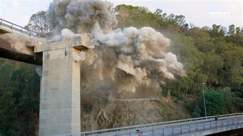 Toto Costruzioni Generali Abbattimento Viadotto Ritiro YouTube