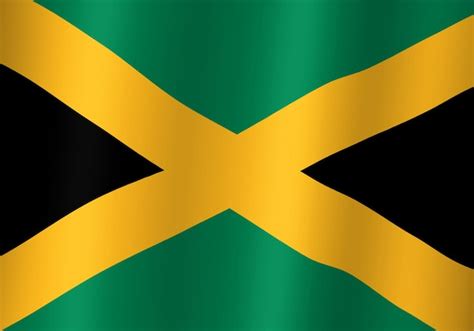 Premium Photo Jamaica National Flag 3d Illustration Close Up View