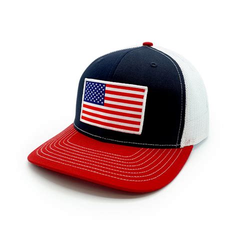 USA Flag Woven Patch Hat – Shield Republic