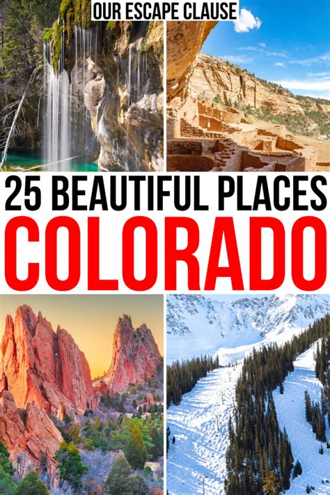 Colorado Bucket List 25 Cool Places To Visit In Colorado Colorado Travel Guide Road Trip To