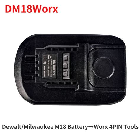 DM18Worx Adapter For Makita For Bosch For Dewalt For Milwaukee 18V Li