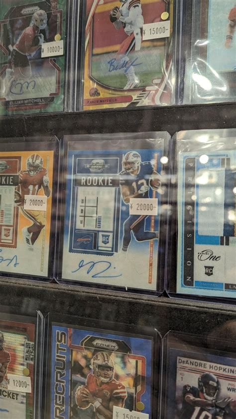 Gabe Davis rookie card in a Shinjuku mall : r/buffalobills