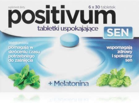 Positivum Sen Tabletki Na Spokojny Sen