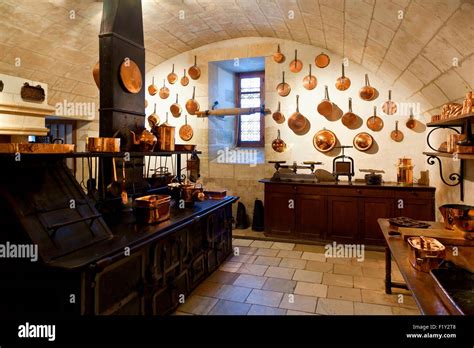 France, Indre et Loire, Chenonceau Castle, kitchens Stock Photo - Alamy