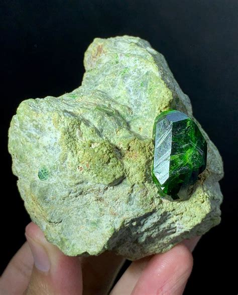 Natural Rare Green Demantoid Garnet Crystal Specimen On Etsy Canada