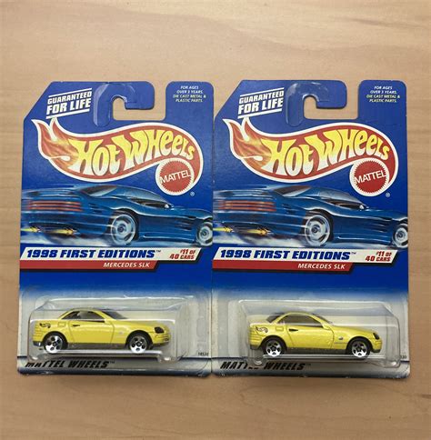 Hot Wheels Mercedes Slk Pair Wheel Variation Hobbies Toys Toys Games On Carousell