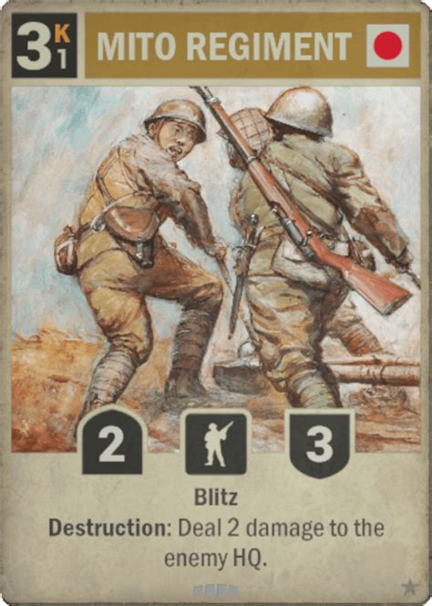 Mito Regiment Kards The Wwii Ccg Wiki Fandom