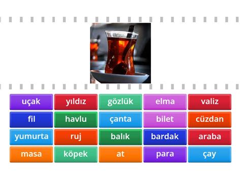 Türkçe A1 Alfabe Find the match