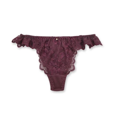 ロマンチックな華ありランジェリー響きにくいのがうれしいTバックショーツ 品番FDLW0001829 fran de lingerie