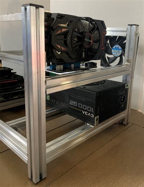 8 GPU Heavy Duty Open Air Mining Frame Stackable Rig Computer Case Eth