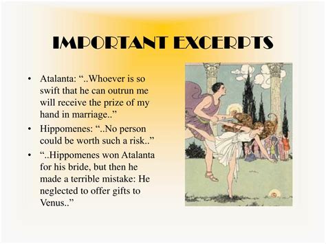 Ppt The Golden Apples The Story Of Atalanta And Hippomenes