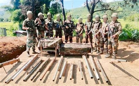 Security Forces Recover Arms Ammunition In Manipur