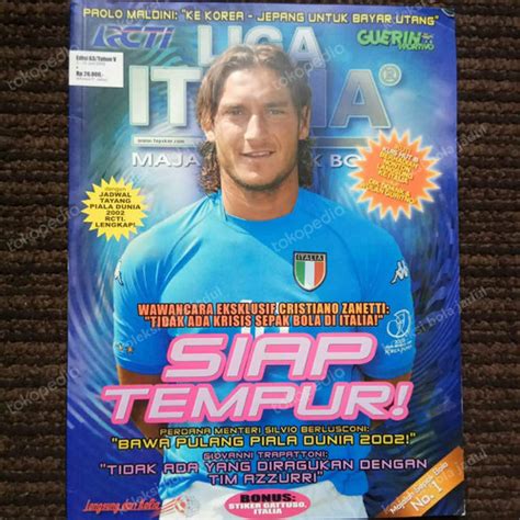 Jual Majalah Liga Italia No63 Kab Batang Koleksi Bola Jadul