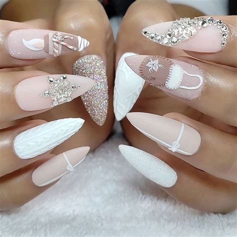 Cute Macaron Colors Stiletto Nails Designs Cute Stiletto Nails