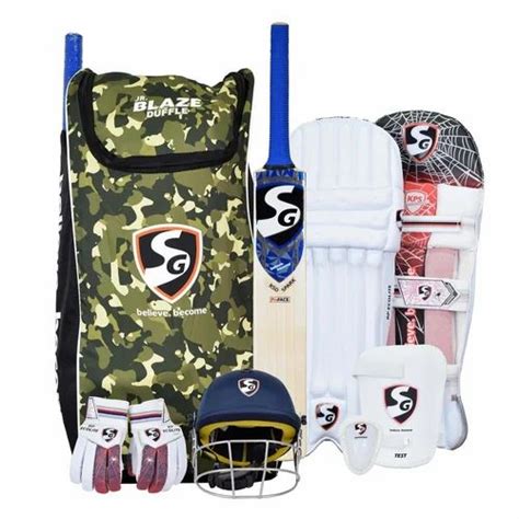 sg  kashmir willow cricket kit  kit cricket kits