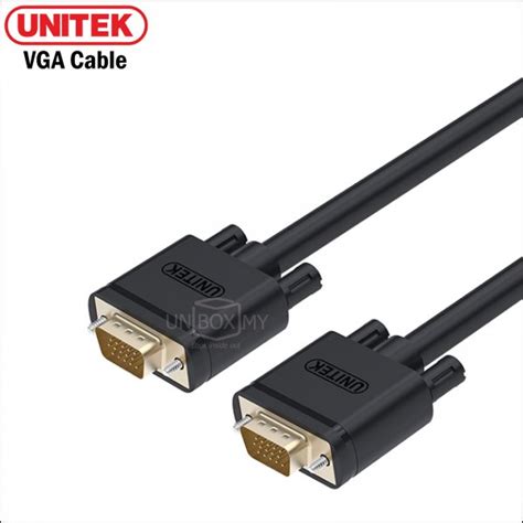 Unitek Vga M To Vga M Gold Plated Cable Unbox My