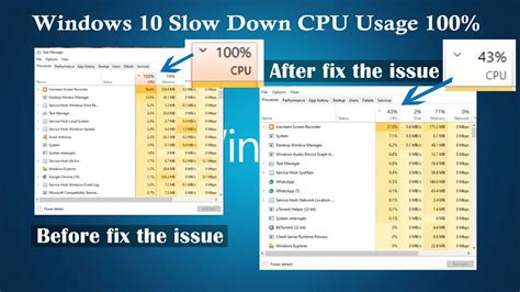 How To Fix Windows High Cpu Usage Make Windows Faster