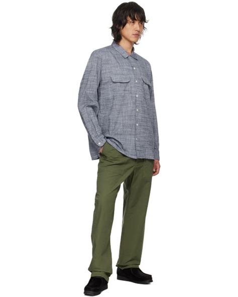 Engineered Garments Enginee Garments Classic Shirt in Gray for Men | Lyst