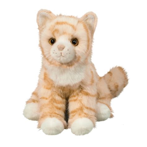 Adele Orange Stripe Cat Douglas Toys