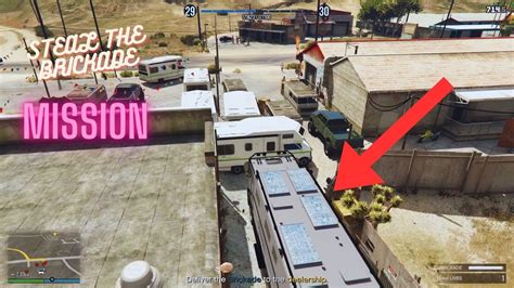 Brickade Stealing For Simeon Mission In Gta V Gta V Steal The Brickade