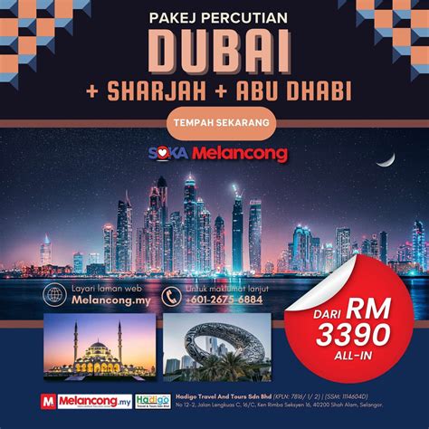 Pakej Dubai Sharjah And Abu Dhabi Popular [2024 25] Melancong My