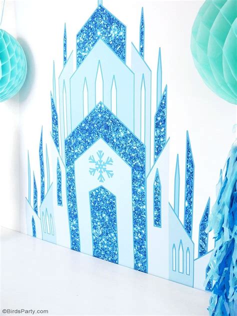 Quick And Easy Diy Frozen Inspired Backdrop