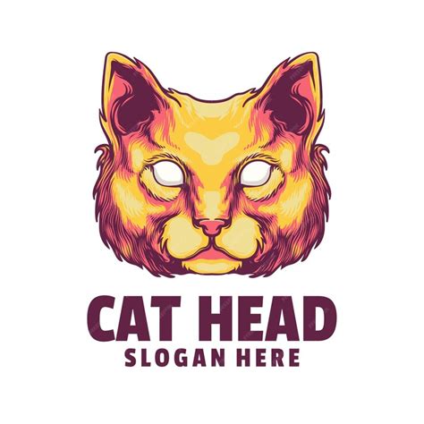 Premium Vector Cat Head Logo Designs Vector