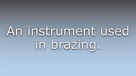 What does Brazer mean? - YouTube