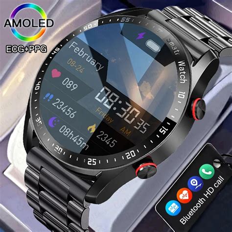 Мужские умные часы ChiBear 2024 с функцией вызова Bluetooth, фитнес ...