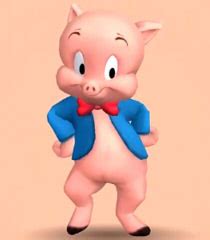 Porky Pig Voice Looney Tunes World Of Mayhem Video Game Behind