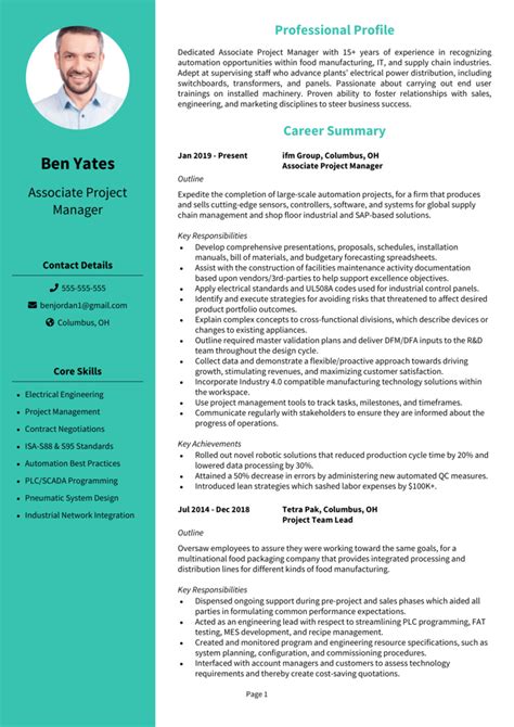 Project Manager Resume Examples 2024 Examples Nani Elfrieda