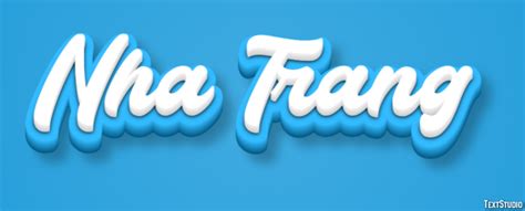 Nha Trang Text Effect and Logo Design City