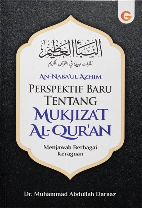 Jual Buku An Nabaul Azhim Perspektif Baru Tentang Mukjizat Al Quran