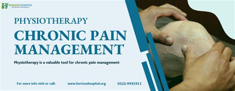 The Benefits Of Physiotherapy For Chronic Pain Management Horizon