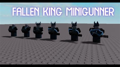 My Tds Fallen King Minigunner Skin Concept Youtube