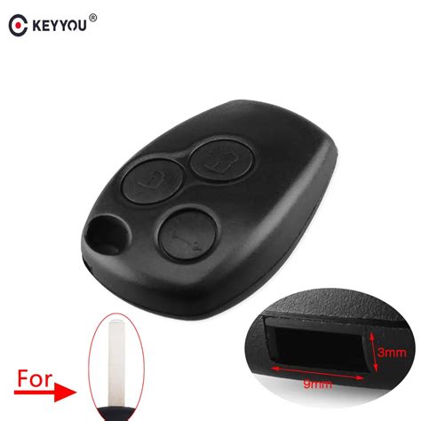 Keyyou Without Blade Buttons Car Key Shell Remote Fob Cover Case For