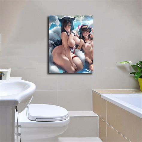 Buy D Va Ahri Video Game Anime Sexy Girl S For Room Aesthetics Porn S