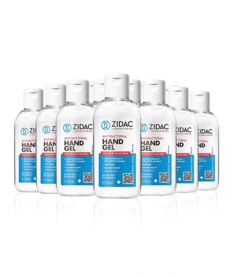 Zidac 70 Alcohol Antibacterial Hand Gel Standard 500ml Zidac