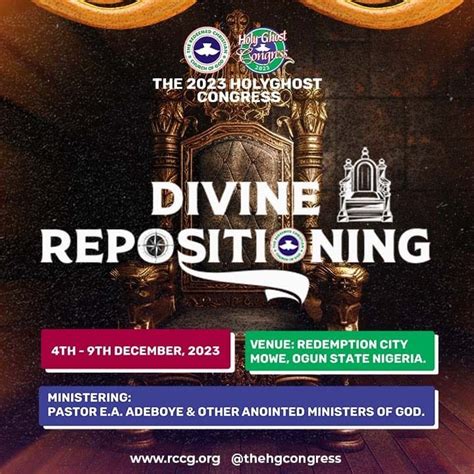 Rccg Holy Ghost Congress Day Live Broadcast