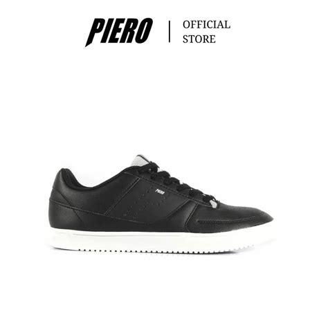 Jual Piero Sepatu Sneakers Pria Jester Black Lt Grey White P