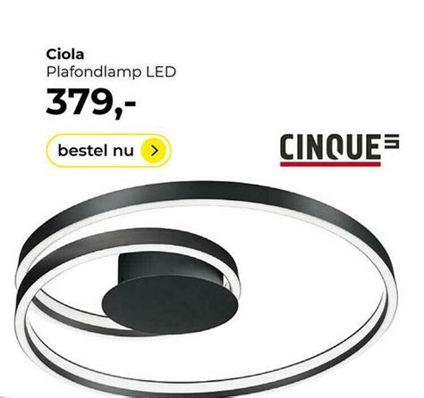 Ciola Plafondlamp Led Aanbieding Bij Lampidee