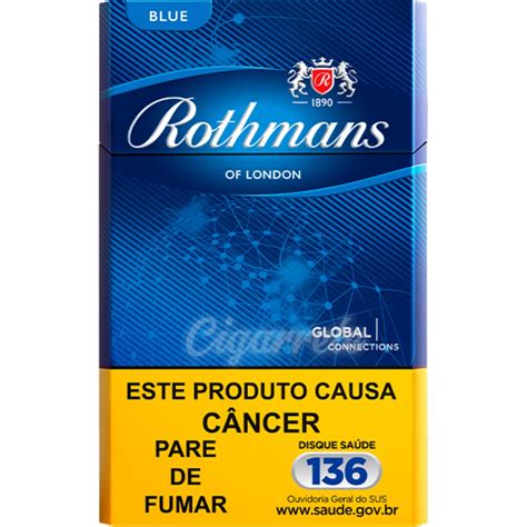 Cigarro Rothmans Global Blue Cigarrete Tabacaria