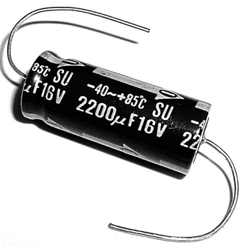 Axial Electrolytic Capacitor 2200uf 16v Lot Of 3 Ebay