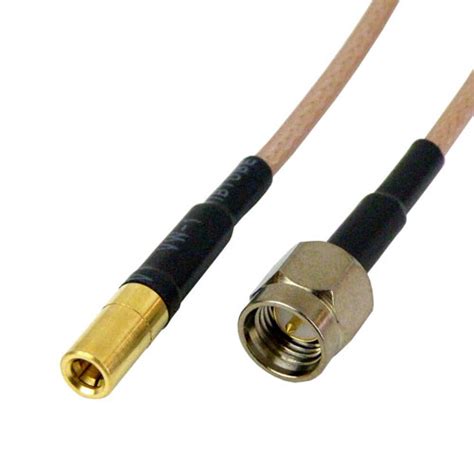 SMA Male To SSMB Male Cable RG 316 Coax In 24 Inch And RoHS