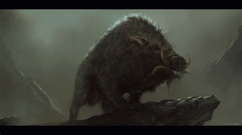 Artstation Wild Boar