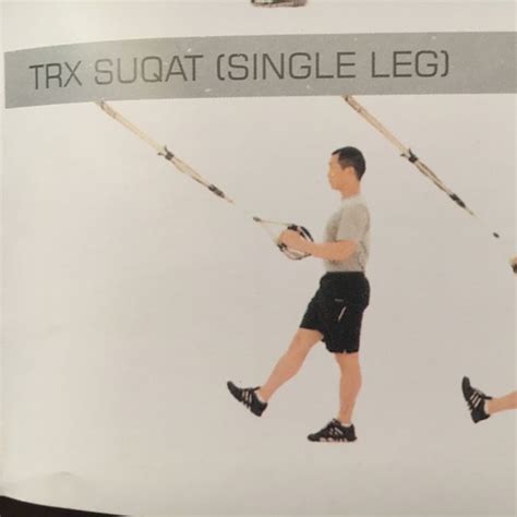 Trx Squat Single Leg Exercise How To Skimble