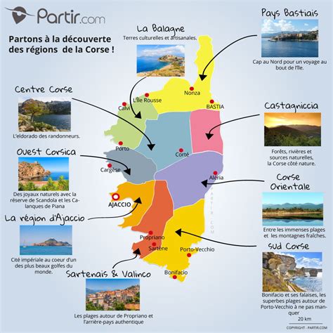 Carte De Corse Touristique Arts Et Voyages