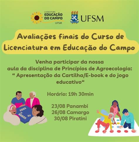 Licenciatura Em Educação Do Campo Ead - Avaliações finais do Curso de Licenciatura em Educação do Campo ...